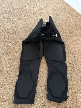 Under Armour Black Padded Compression Football Pants